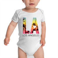 Los Angeles T Shirt Sunset La Baby Bodysuit | Artistshot