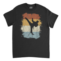 Yeop Chagi 80s Retro Taekwondo Side Kick Silhouette T Shirt Classic T-shirt | Artistshot