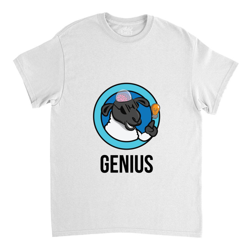 Genius Sheep Classic T-shirt by s4rt4 | Artistshot