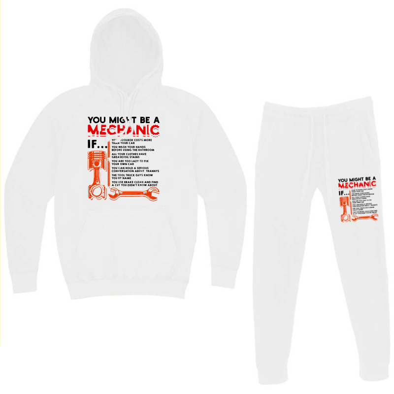 You Might Be A Mechanic Hoodie & Jogger Set | Artistshot