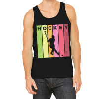 Hockey Silhouette Sport Activity Vector Graphic Tank Top | Artistshot