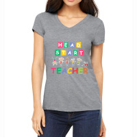 Head Start Teacher Shirts Funny Teachers Students Gifts Idea T Shirt Women's V-neck T-shirt | Artistshot