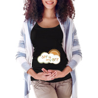 Spf Is My Bff Maternity Scoop Neck T-shirt | Artistshot