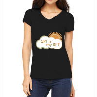 Spf Is My Bff Women's V-neck T-shirt | Artistshot