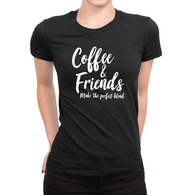 Cofee N Friends Ladies Fitted T-Shirt by Dony_store | Artistshot