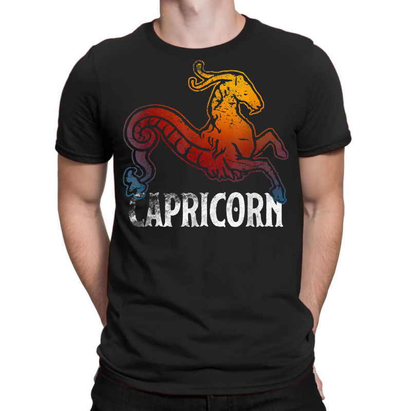 Capricorn Horoscope Silhouette Sign Tshirt Zodiac Astrology T-shirt | Artistshot