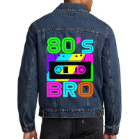 This Is My 80s Bro Retro 80's 90's Party Men Denim Jacket | Artistshot