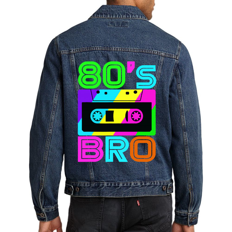 This Is My 80s Bro Retro 80's 90's Party Men Denim Jacket | Artistshot