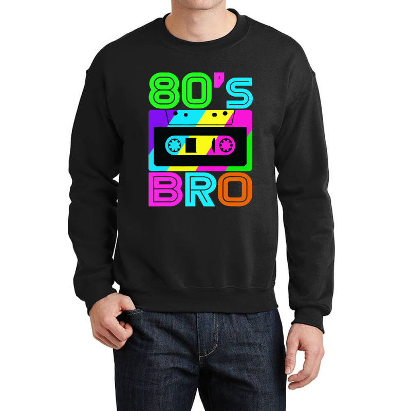 This Is My 80s Bro Retro 80's 90's Party Crewneck Sweatshirt | Artistshot