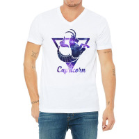 Capricorn Zodiac Sign Sea Goat Astrology January Birthday T Shirt V-neck Tee | Artistshot