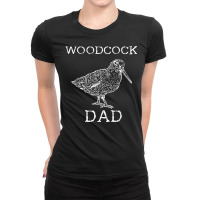 Mens Woodcock Dad Hokumpoke Daddy Woodcock Bird Timberdoodle T Shirt Ladies Fitted T-shirt | Artistshot