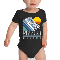 Incline Village Nevada Retro Ski T Shirt Baby Bodysuit | Artistshot