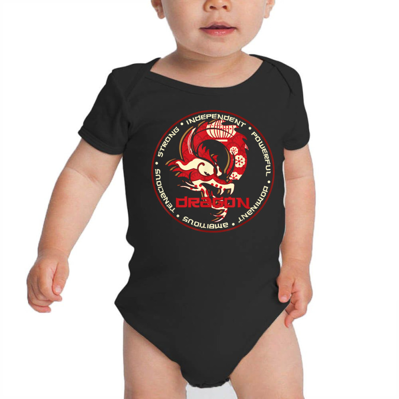 Chinese Zodiac Dragon Astrology Horoscope Zodiac T Shirt Baby Bodysuit | Artistshot