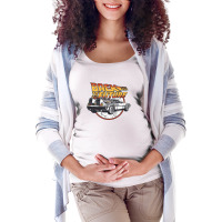 Back To The Future Time Machine Maternity Scoop Neck T-shirt | Artistshot