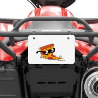 Pizza Steve Cool Cartoon Atv License Plate | Artistshot