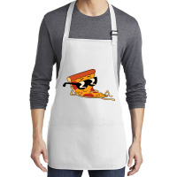 Pizza Steve Cool Cartoon Medium-length Apron | Artistshot