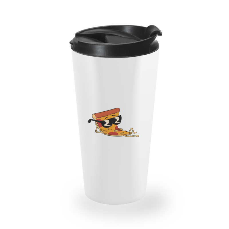 Pizza Steve Cool Cartoon Travel Mug | Artistshot