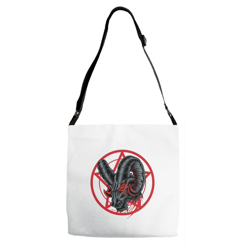 Angry Mountain Goat Adjustable Strap Totes | Artistshot