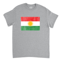 Kurdistan Faded Vintage Style Flag Design Classic T-shirt | Artistshot