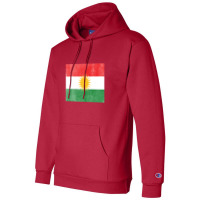 Kurdistan Faded Vintage Style Flag Design Champion Hoodie | Artistshot