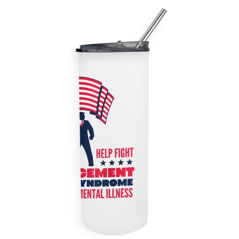 Help Fight Trump Derangement Syndrome Funny Pro Trump T Shirt Skinny Tumbler | Artistshot