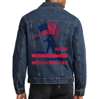 Help Fight Trump Derangement Syndrome Funny Pro Trump T Shirt Men Denim Jacket | Artistshot