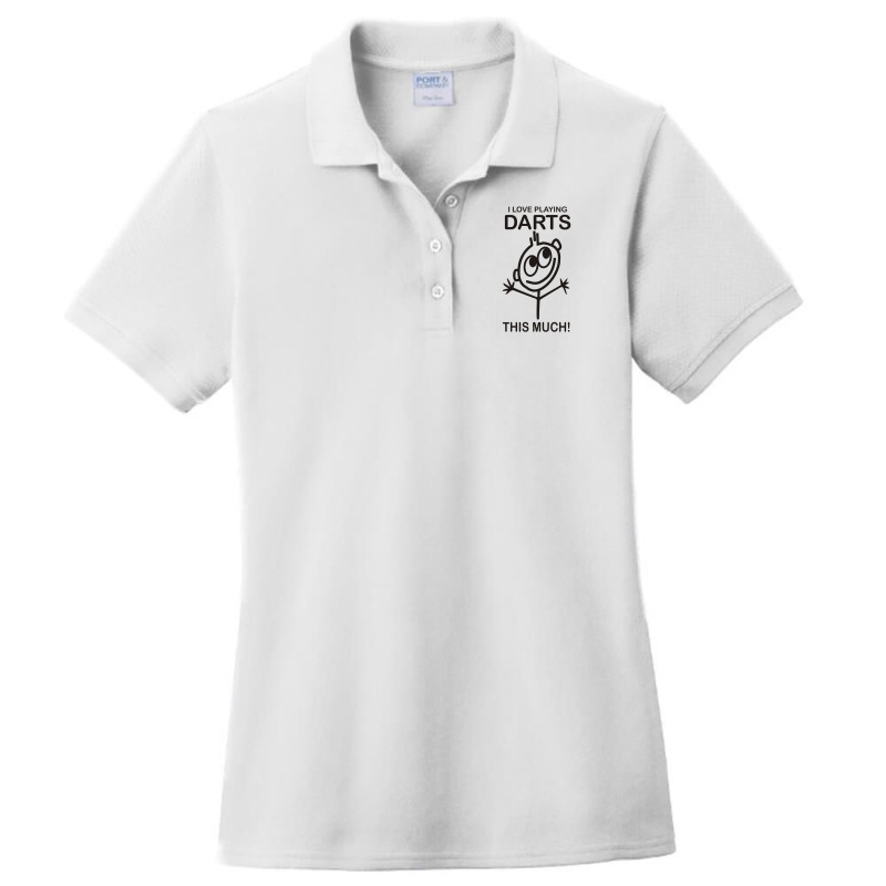 Darts Player Ladies Polo Shirt by Dony_store | Artistshot