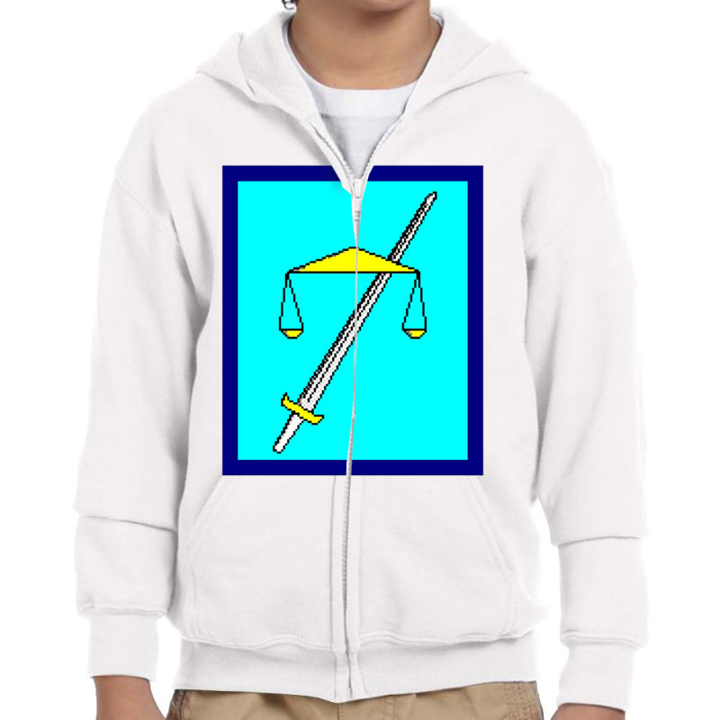 Templeos Youth Zipper Hoodie by GlassKaca | Artistshot