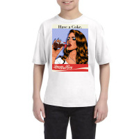 Lana Drinking Cola Youth Tee | Artistshot