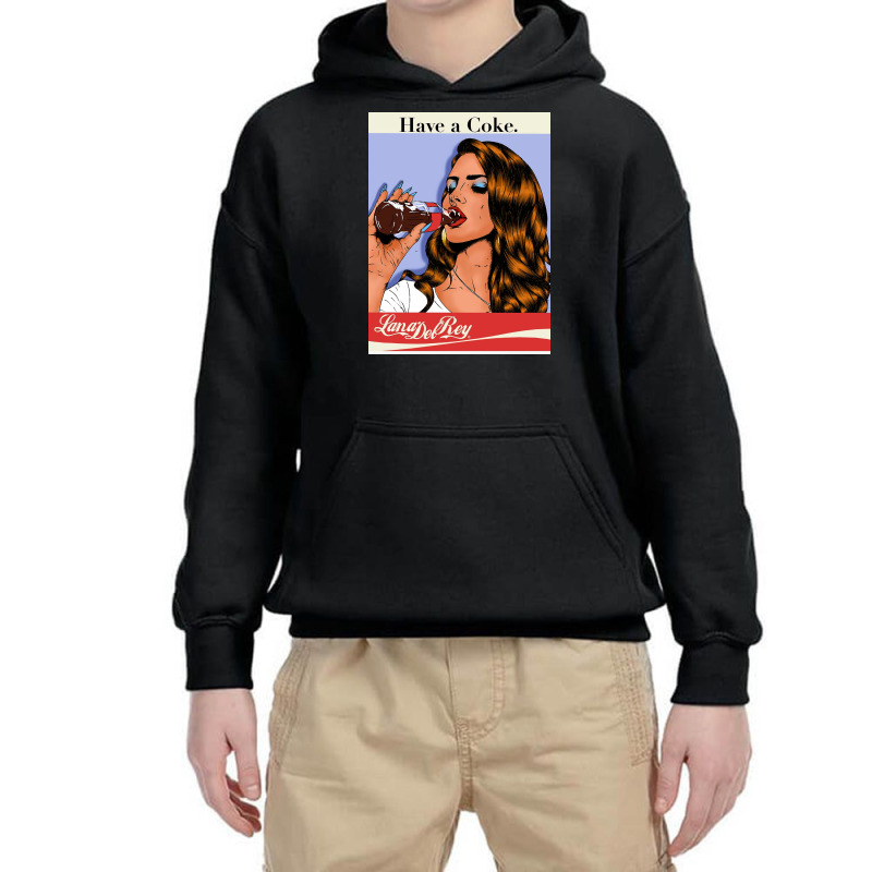 Lana Drinking Cola Youth Hoodie | Artistshot