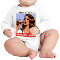 Lana Drinking Cola Long Sleeve Baby Bodysuit | Artistshot