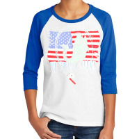 Fishing T  Shirt American Fisherman U S Flag Fish Angle Fishing T  Shi Youth 3/4 Sleeve | Artistshot