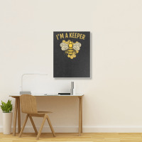 Bee Beekeeper Vintage Keeper Bee Gifts Funny 182 Hive Beekeeping Portrait Canvas Print | Artistshot