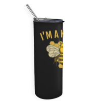 Bee Beekeeper Vintage Keeper Bee Gifts Funny 182 Hive Beekeeping Skinny Tumbler | Artistshot