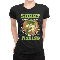 Fishing T  Shirt Fisherman Angle Fish Angling Funny Fishing T  Shirt Ladies Fitted T-shirt | Artistshot