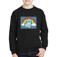 Life Is Meaningless Youth Sweatshirt | Artistshot