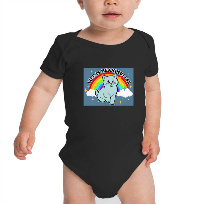 Life Is Meaningless Baby Bodysuit by bedaopini | Artistshot