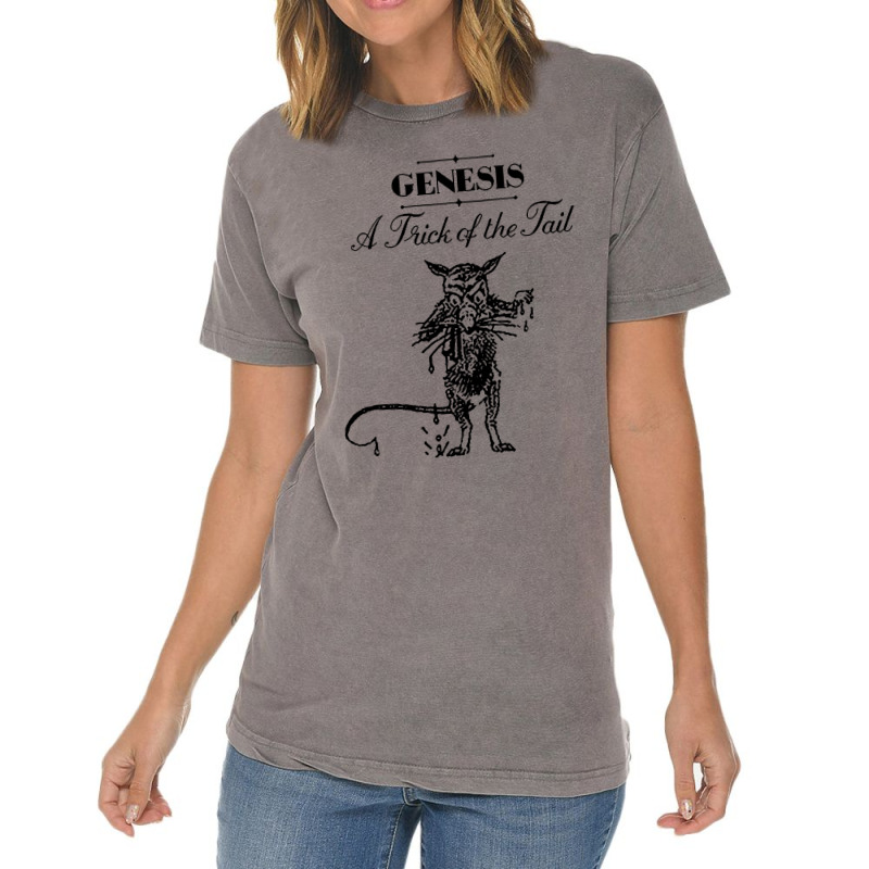 Genesis A Trick Of The Tail Tour 76 Vintage T-shirt | Artistshot