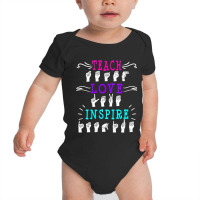 Womens American Sign Language Asl Teacher Hearing Impaired Inspire V N Baby Bodysuit | Artistshot