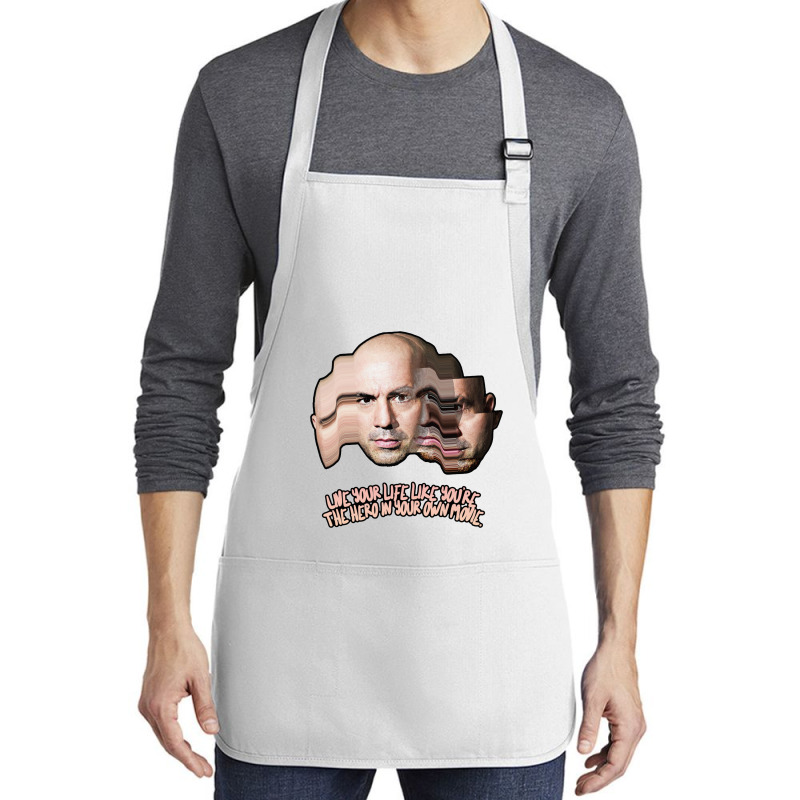 Live Your Life Like You’re The Hero In Your Own Movie Joe Rogan Medium-length Apron | Artistshot