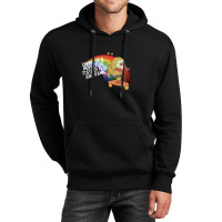 Living In A Perpetual State Of Fear & Panic Retro 80s Style Cartoon Unisex Hoodie | Artistshot