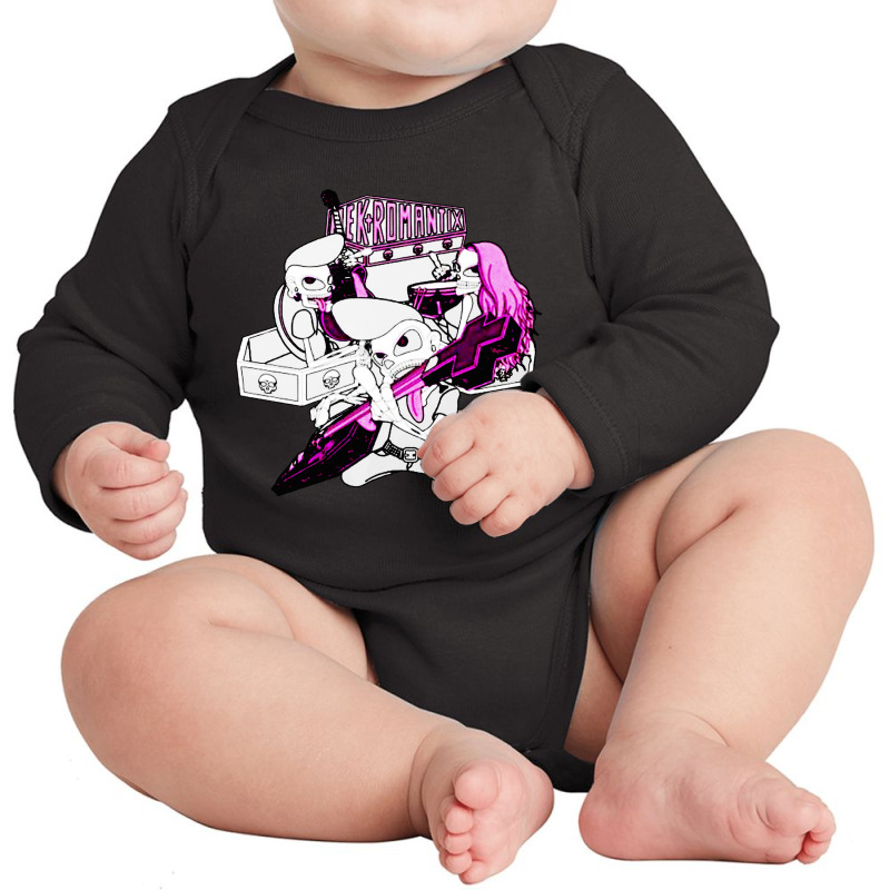 #nekromantix Long Sleeve Baby Bodysuit by Denox | Artistshot