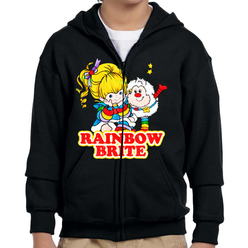 Vintage Rainbow Brite Youth Zipper Hoodie by nbobatiga | Artistshot