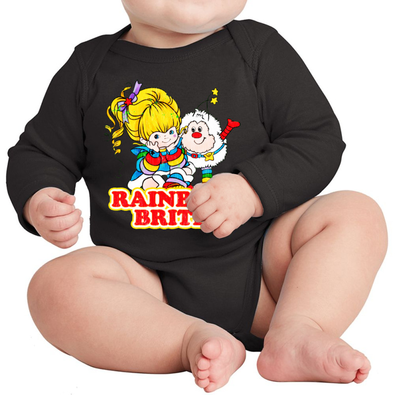 Vintage Rainbow Brite Long Sleeve Baby Bodysuit by nbobatiga | Artistshot