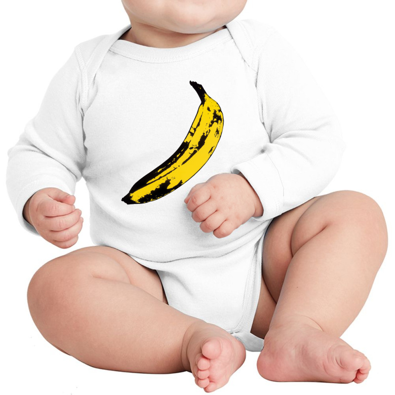 Velvet Underground Andy Warhol Banana Long Sleeve Baby Bodysuit by solehpati | Artistshot