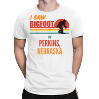 Bigfoot Lives In Perkins Nebraska T Shirt T-shirt | Artistshot