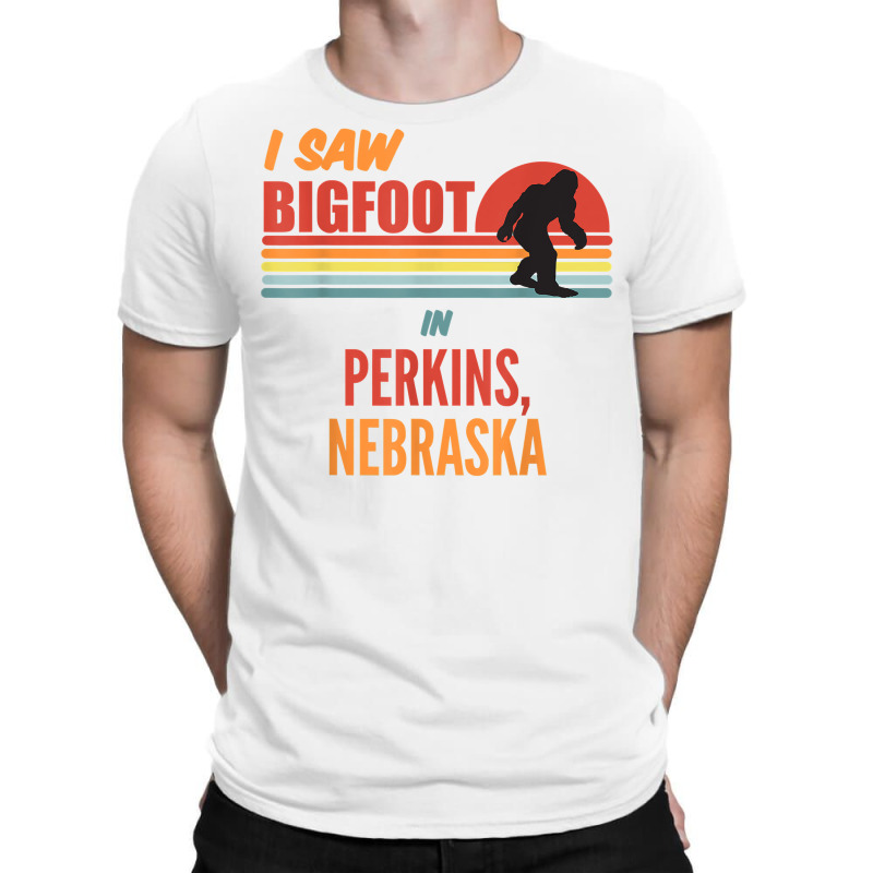 Bigfoot Lives In Perkins Nebraska T Shirt T-shirt | Artistshot