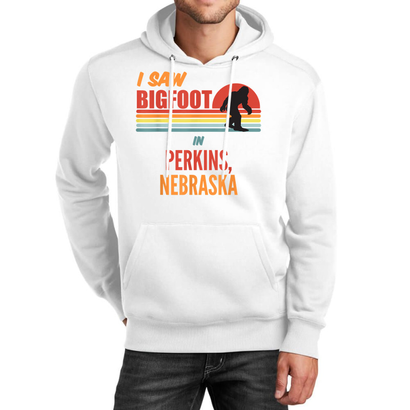 Bigfoot Lives In Perkins Nebraska T Shirt Unisex Hoodie | Artistshot