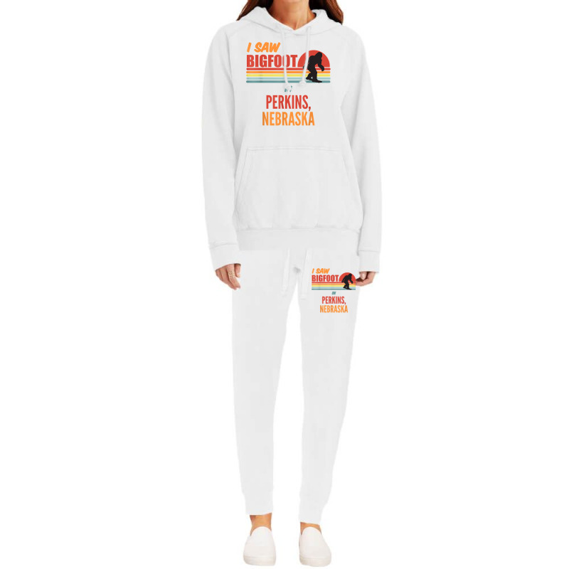 Bigfoot Lives In Perkins Nebraska T Shirt Hoodie & Jogger Set | Artistshot