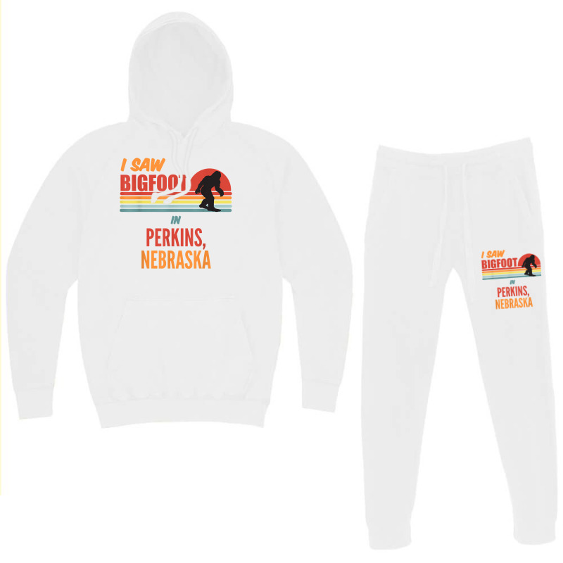 Bigfoot Lives In Perkins Nebraska T Shirt Hoodie & Jogger Set | Artistshot